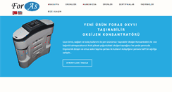 Desktop Screenshot of foras.com.tr